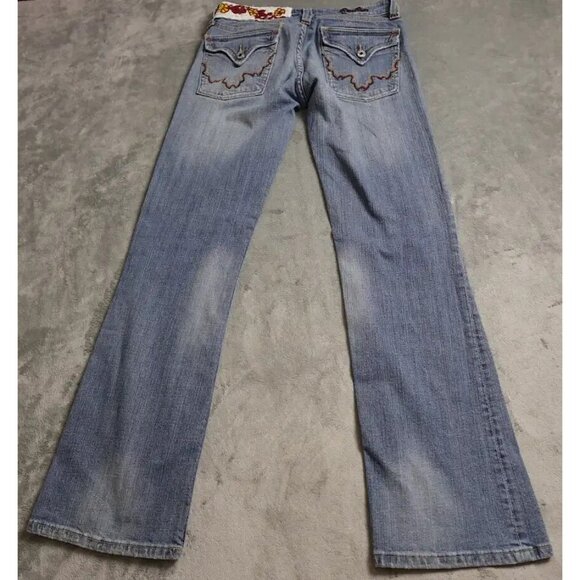 Miss Me Zako USA Co-Branded Jeans Women's 30 Embellished & Embroidered RARE! - Picture 14 of 16